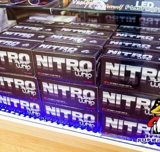 Nitro Whip Cream Chargers at Supernova Smoke Shop