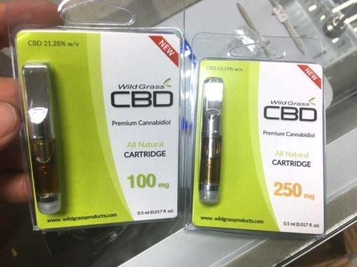 Wild Grass Brand Premium CBD Cartridges