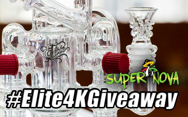 Elite 4K Giveaway – Elite Glass Waterpipe Giveaway