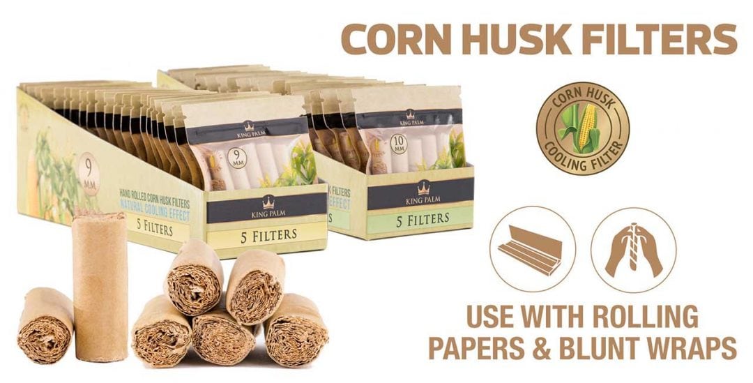 Corn Husk Filters by King Palm SuperNova Smoke Shop