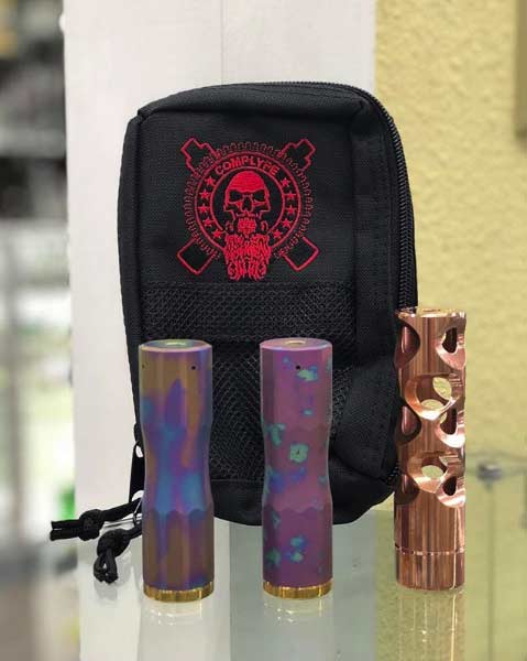 Photo of two Comp Lyfe Mods, the Circus Mod & The Swiss Mod.