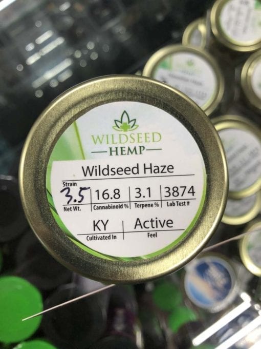 Wildseed Haze CBD Hemp Flower Lid