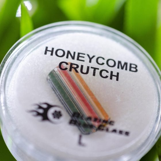 Honeycomb Glass Crutch - Glass Tip