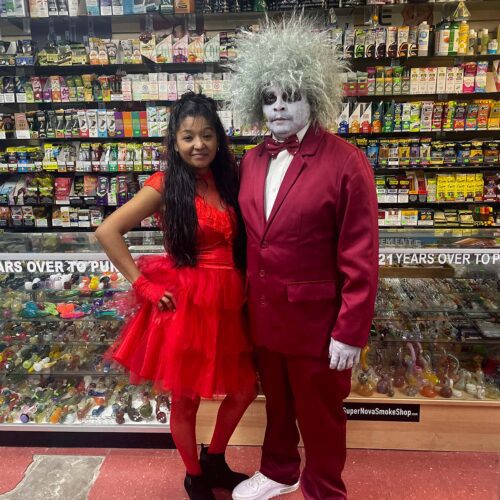 Beetlejuice & Lydia Halloween Costume
