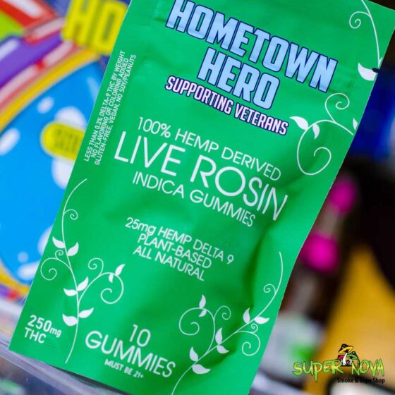 Hometown Hero Live Rosin Delta 9 Gummies