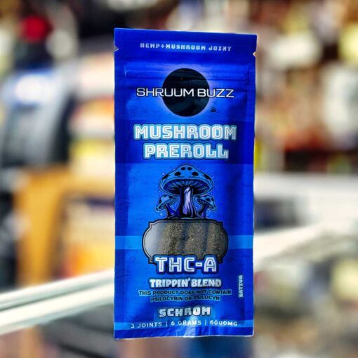Shruum Buzz - Mushroom Preroll - THC-A Trippin' Blend - Schrom